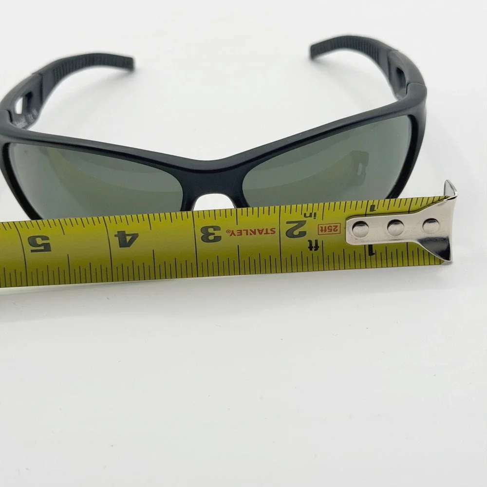 Timberland Mens TB7124 Matte Black Sport Wrap Sunglasses‎ Green Lens Utility